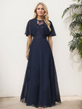 Sheath/Column Chiffon Mother Of The Bride Dresses With Appliques Lace