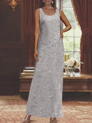 Chiffon Mother of the Bride Dresses with Sequins & Jacket